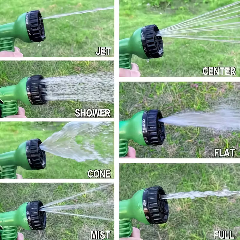 Furtun Magic Extensibil 30M VERDE + Pistol Spray | Se Mărește de 3X ⚡ NU se Încurcă 1+1 GRATIS 🎁