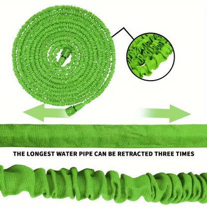 Furtun Magic Extensibil 30M VERDE + Pistol Spray | Se Mărește de 3X ⚡ NU se Încurcă  1+1 GRATIS 🎁