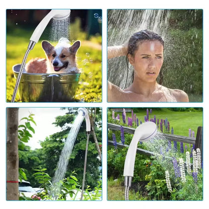 DUȘ PORTABIL REÎNCĂRCABIL – SPALĂ-TE ORIUNDE, FĂRĂ INSTALAȚIE! 🚿