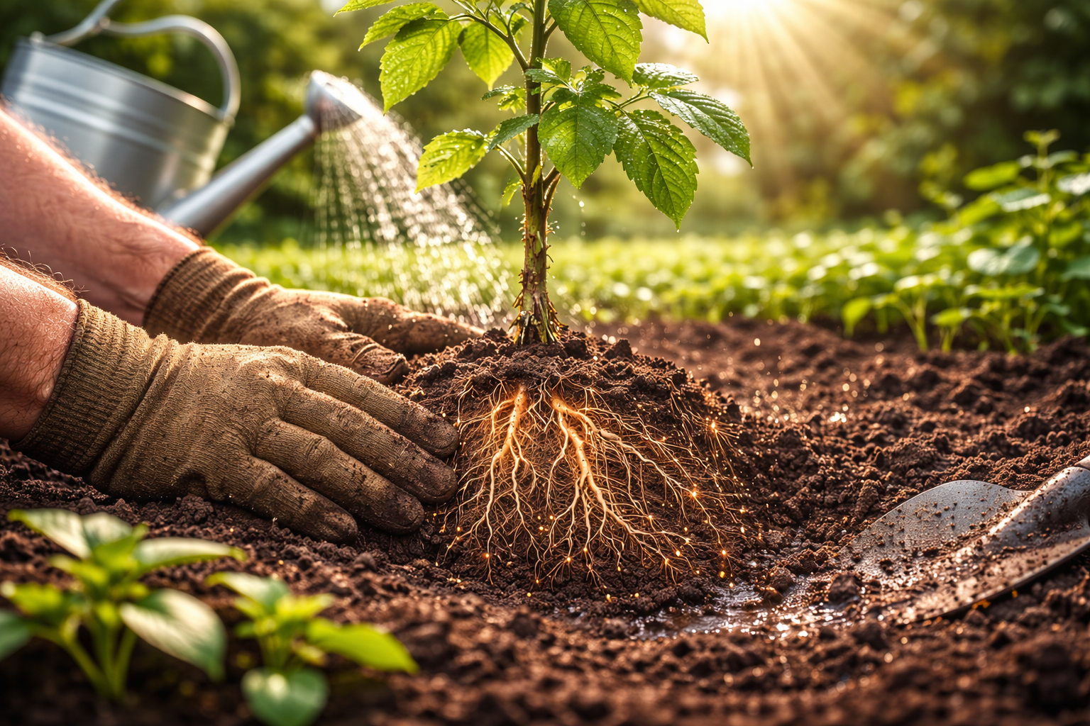 ⚡ Prindere rapidă după plantare